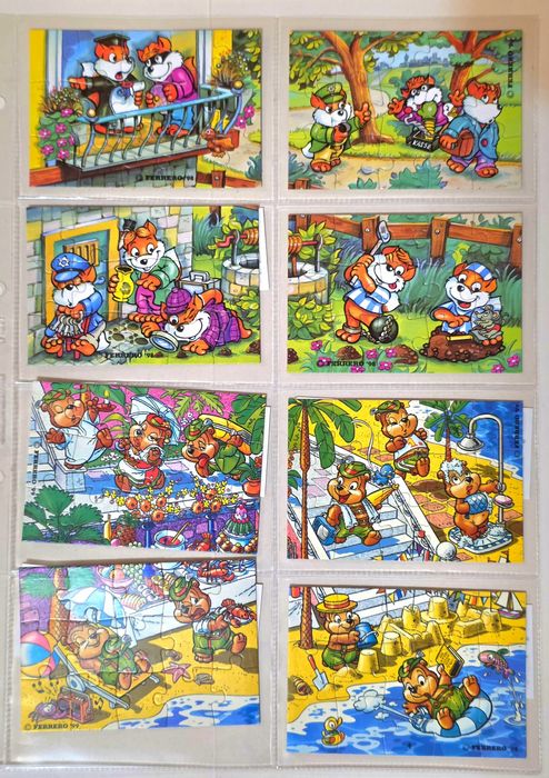 Продавам Киндер пъзели