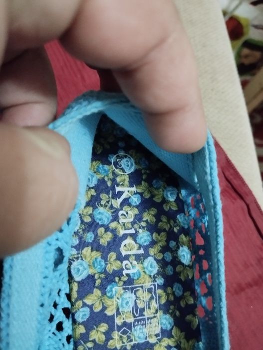 Espadrile turcoaz damă