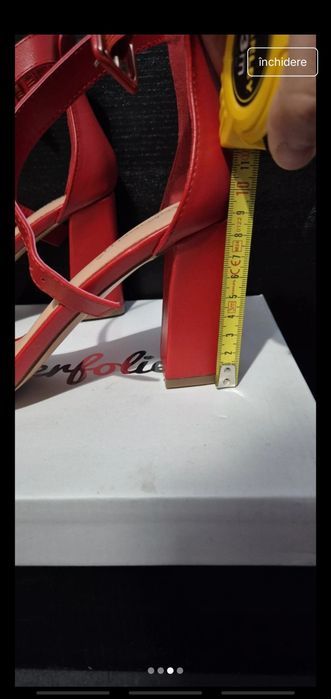 Sandale elegante cu toc