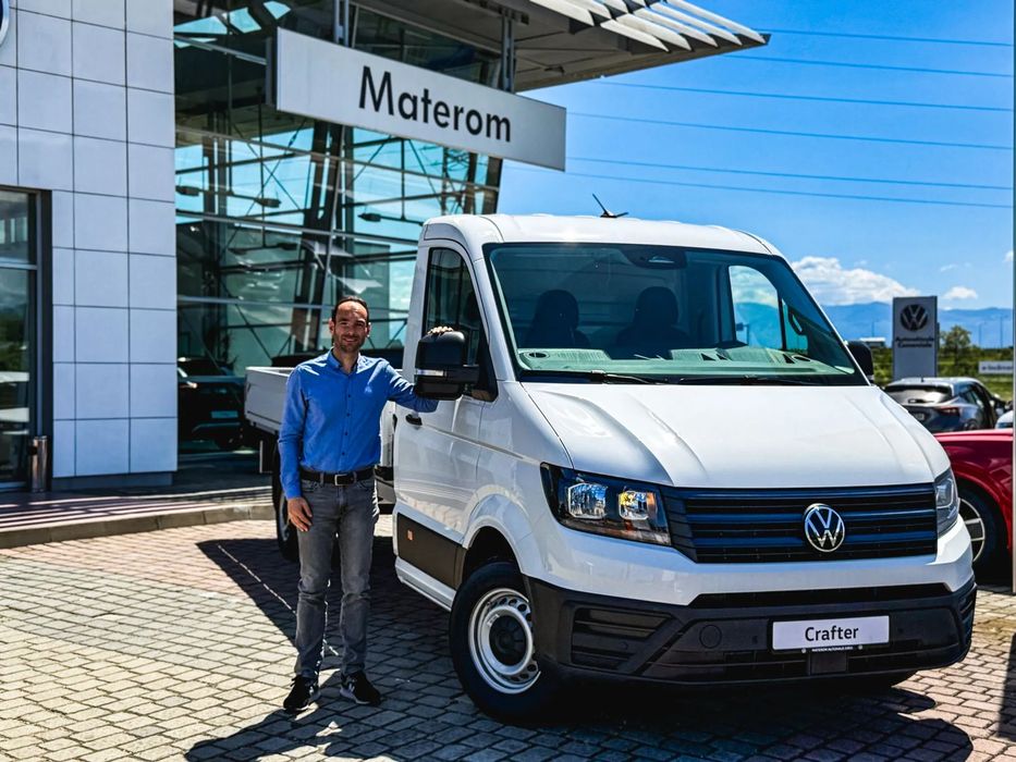 Volkswagen Crafter Crafter 3.5 Cabina Simpla Bena | Carlig Remorcare | Digital Cockpit