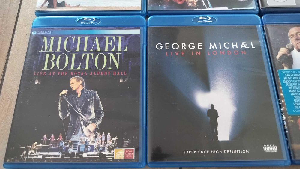 Lot Blu-ray Diana Krall Sade Michael Bolton Phil Collins Genesis etc