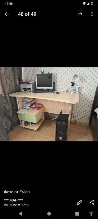 Гарнитур, шкаф стол и тумба 55000