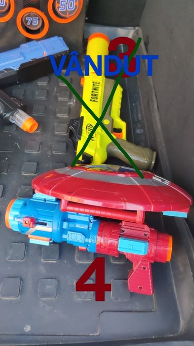 Pistoale, Masca și Țintă NERF