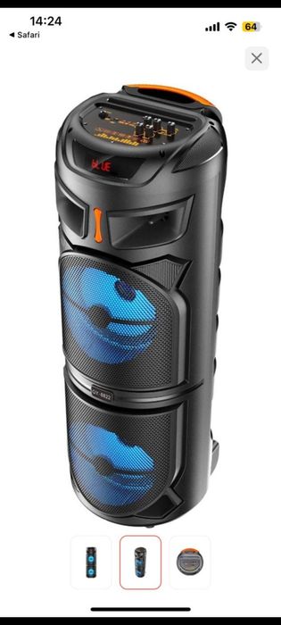 Колонка с радио микрофономм