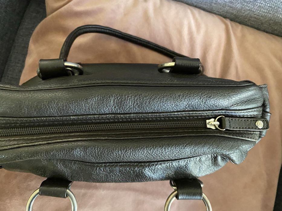 Seidenfelt чанта/ Esprit Дамска чанта,естествена кожа