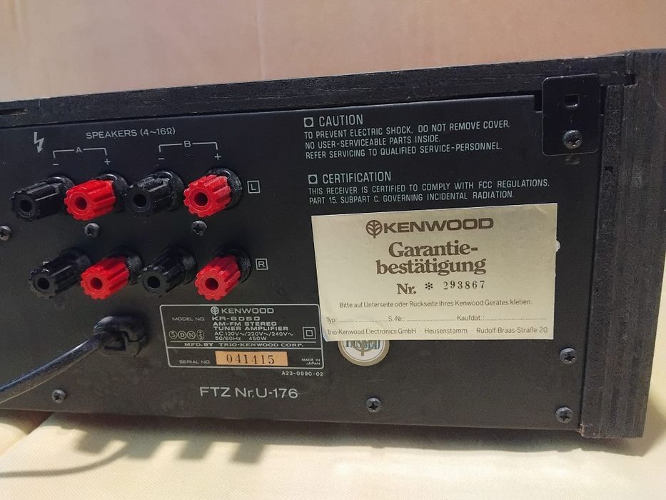 Receiver Kenwood K.R 6050