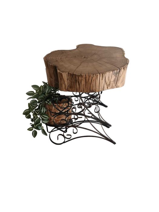 Noptiera buturuga Salcam Organic si Fier Forjat Manual - Premium