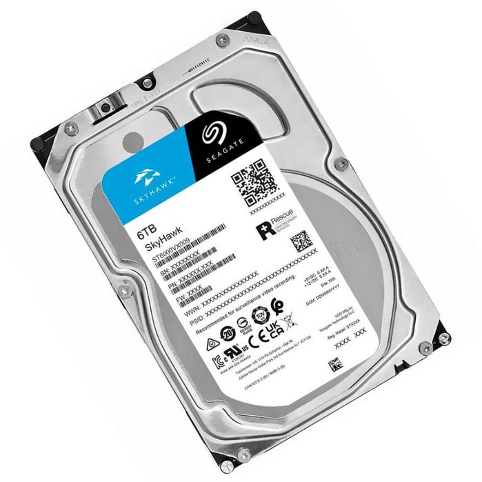 HDD 6 TB Seagate SkyHawk hard disk Sata 3, 5400 rpm, buffer 256 MB nou