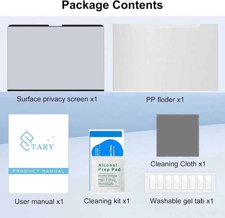 STARY Магнитен екран за поверителност за 13,5-инчов Surface Laptop 5-1