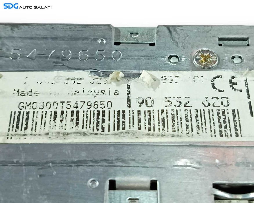 Unitate Radio Player Casetofon BLAUPUNKT Opel Astra G 1998 - 2007 Cod 90532620 [LR6470]