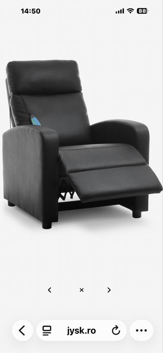 Pomana !!-Fotoliu SUPERB cu Masaj si Telecomanda,Recliner pentru Picioare -100% NOU-Nout !-Calitate&Desing LUX-Merita Banii !!
