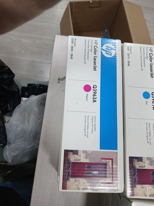 Оригинальный лазерный картридж HP Q3963A (122A) Magenta, новый