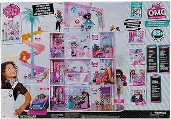 Дървена къща LOL surprise с 6 въртящи се стаи