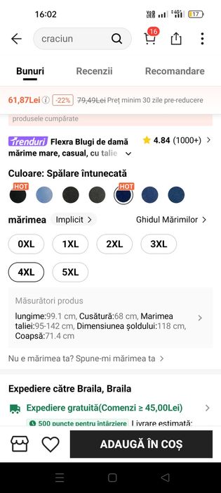 Blugi noi pentru femei, 4xl