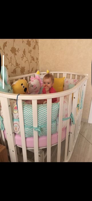 Бортики в детскую кроватку