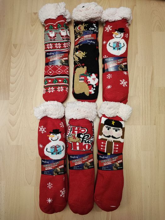 Șosete foarte groase tricotate cu fleece