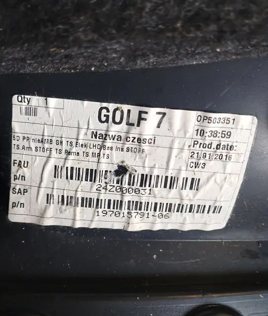 Fata usa dreapta fata 5G4 868 080 Volkswagen VW Golf 2016