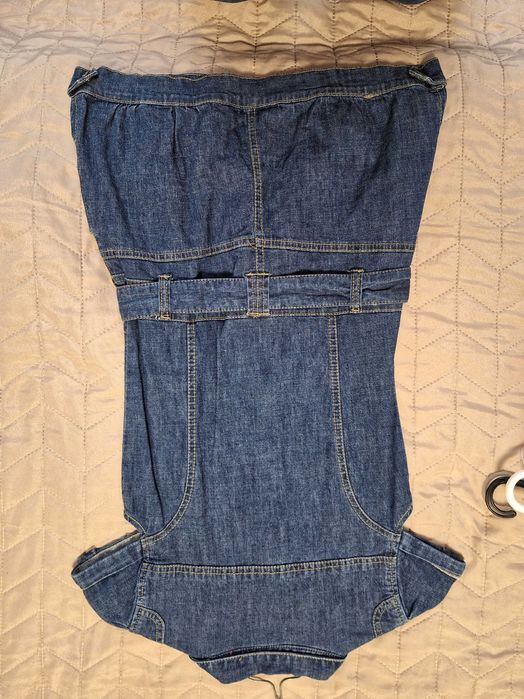 Rochita denim 8-9 ani