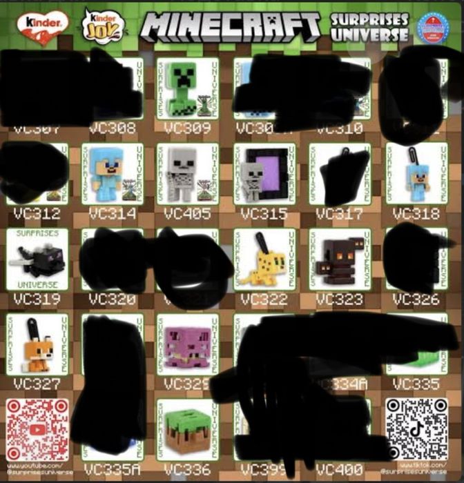 Kinder Joy Minecraft обмен