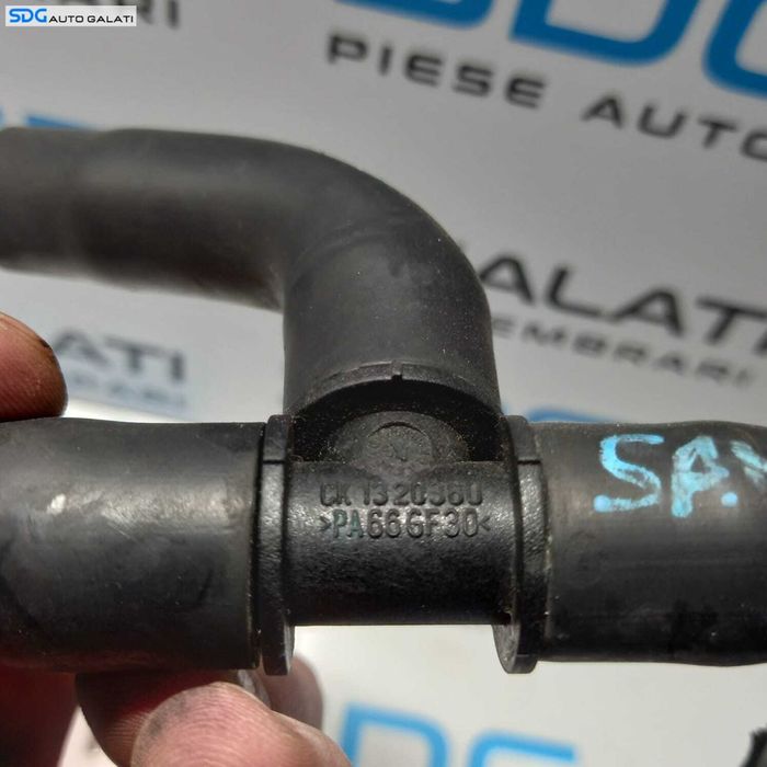 Furtun Conducta Teava Apa cu Cot Dacia Logan 2 1.2 B 2012 - 2016 [0997]