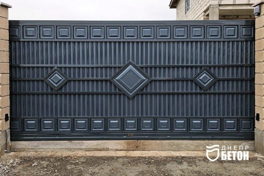 Откатные ворота, раздвижные ворота