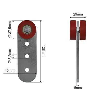 Ролик тента под заклепку Schmitz