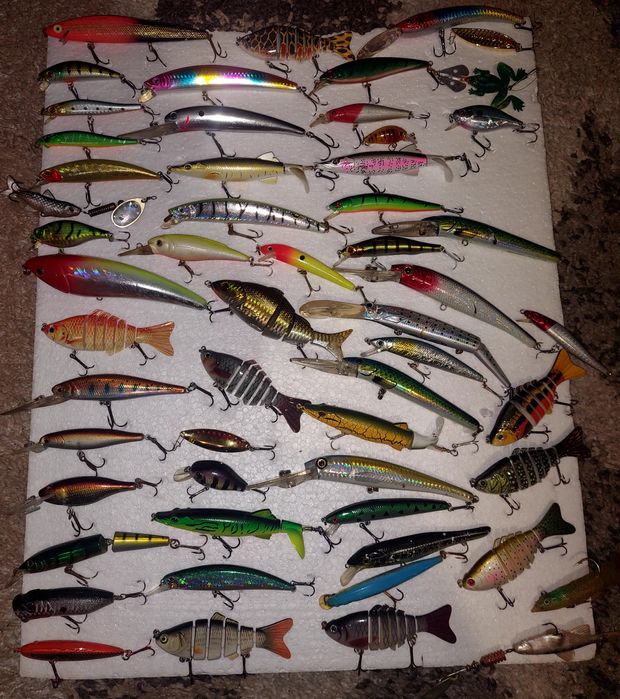 Примамки,воблер,блесни,силикон,плопер,клен,костур,щука,бяла,сом распер