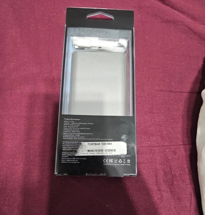 Baterie externa 12.000 mha