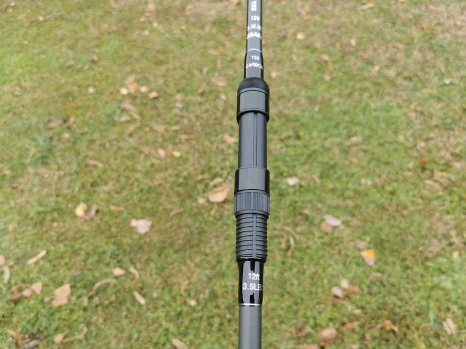 Висок клас шарански комплект. Три въдици 3.60мт и три макари 11 лагера