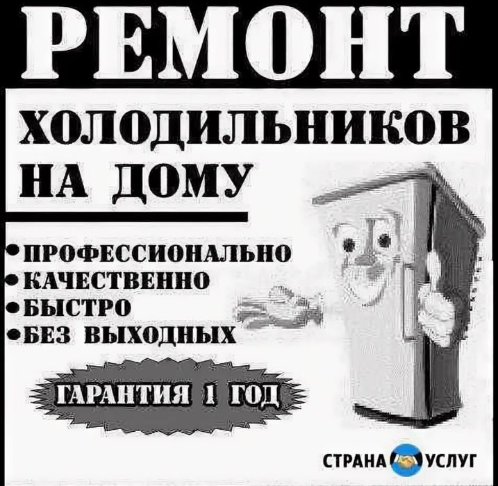 Ремонт холодильников на дому