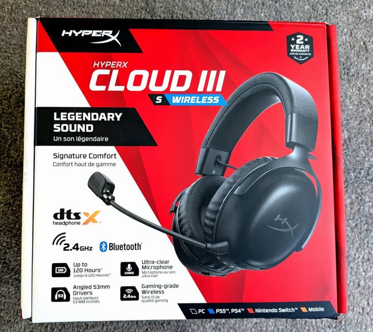 Casti Gaming HyperX Cloud III S Wireless - Garantie