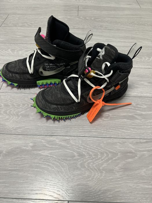 NIKE AIR Force 1 Mid Off White Black marimea 38 aproape noi
