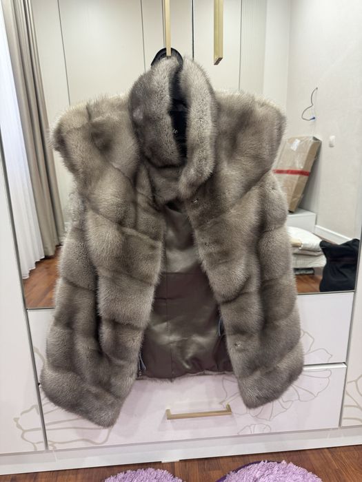 Норковая жилетка
