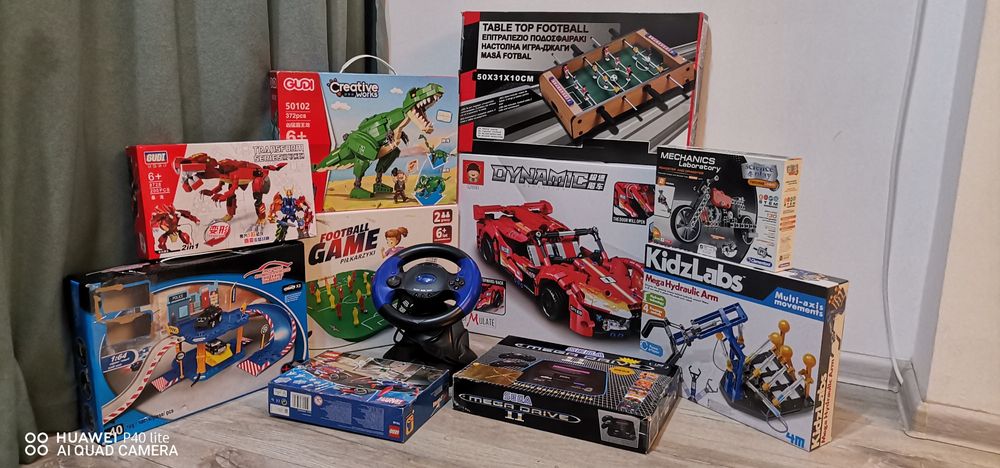 Детски играчки - Лего, джага, волан, гараж