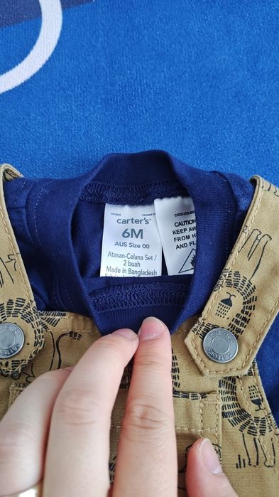 Lot compleu salopeta  mânecă scurtă mărime 62
