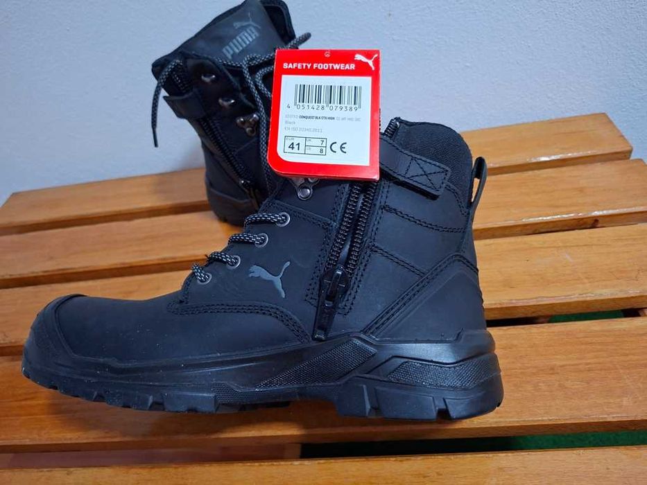 Ghete impermeabile PUMA Conquest BLK CTX S3 WR HRO SRC gen UVEX zero km