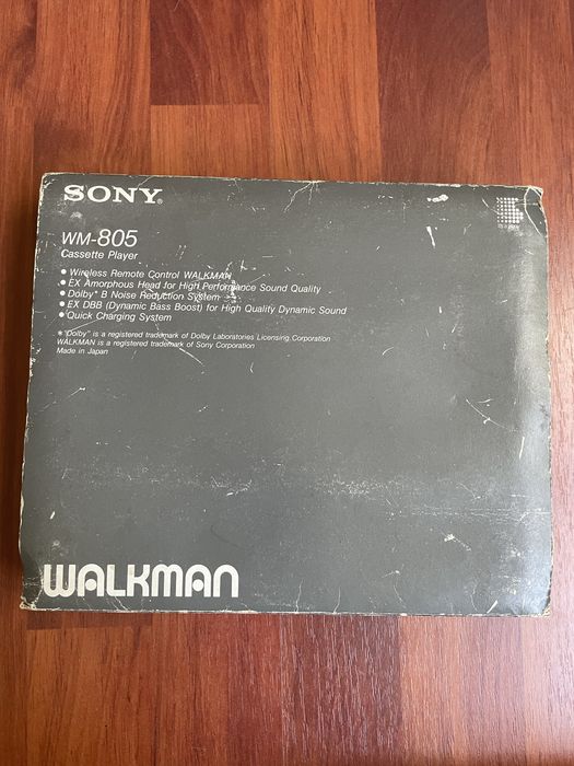 Walkman Sony WM 805 (casti wireless)