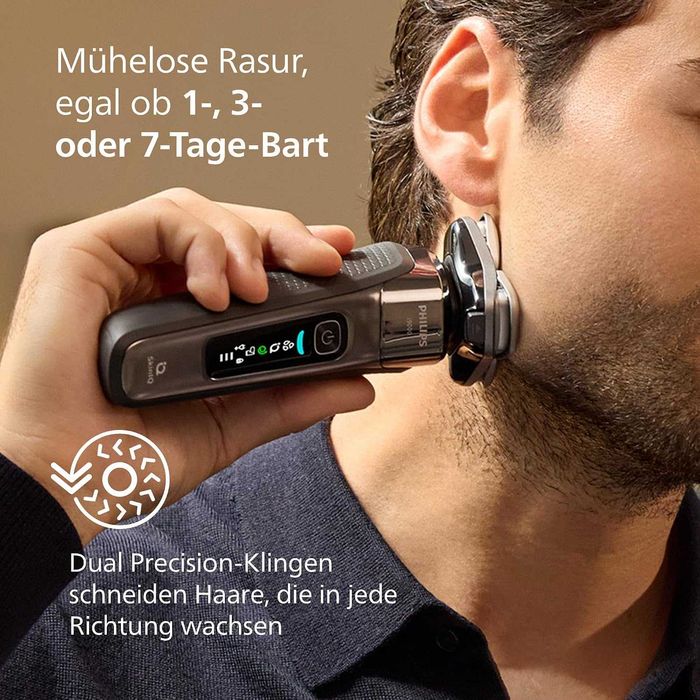 Нова Самобръсначка за Мокро и Сухо бръснене PHILIPS i9000 X9002/30, 2 години Гаранция