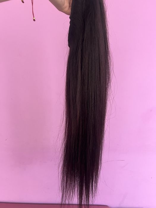 Естествена тайландска коса 200гр 60см