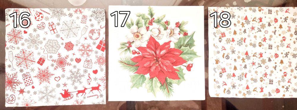 Коледни салфетки