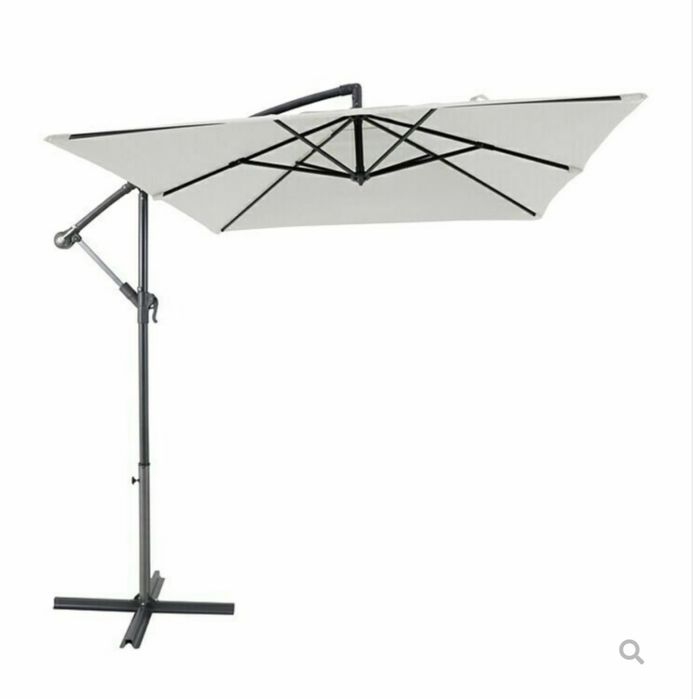 Чисто нов чадър с манивела SunFun Toscana Natur 200x250 см