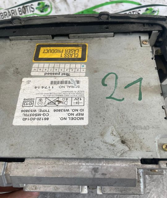 Radiocasetofon 86120 0D140 Toyota Yaris a 2-a generatie