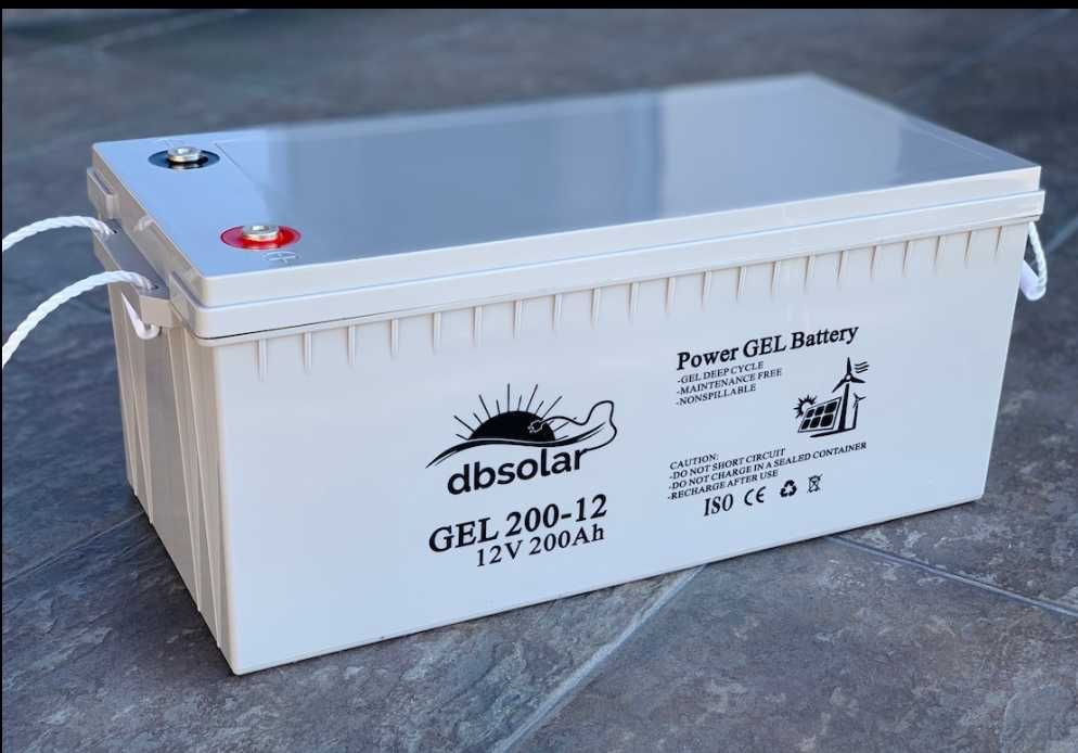 acumulator solar cu gel 12 volti 200Ah 2 bucați disponibile