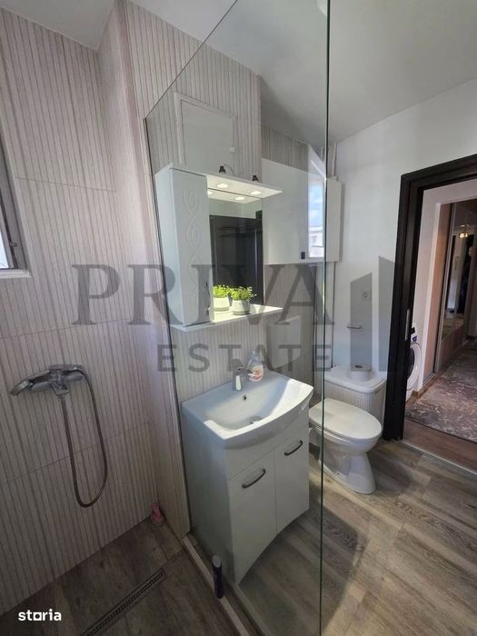 Apartament mobilat si utilat 3 camere, 2 bai, 67 mp, Girocului