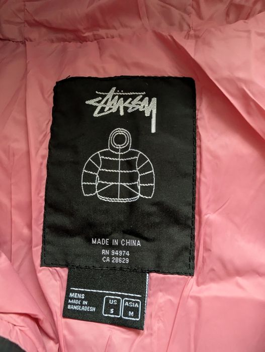 Geaca stussy interior roz