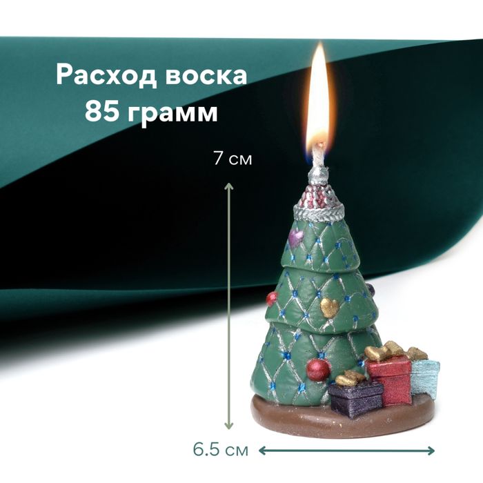 Силиконовая форма: Елка с подарками