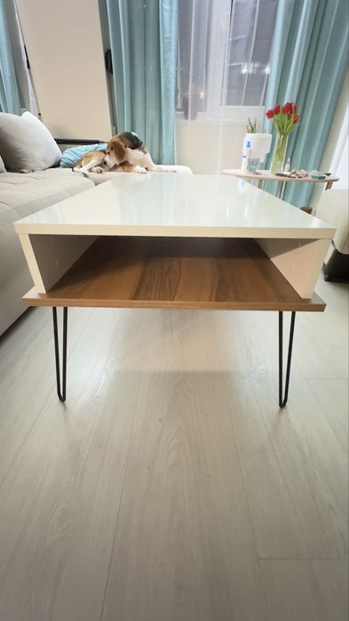 Холна маса Меламин в кремав цвят