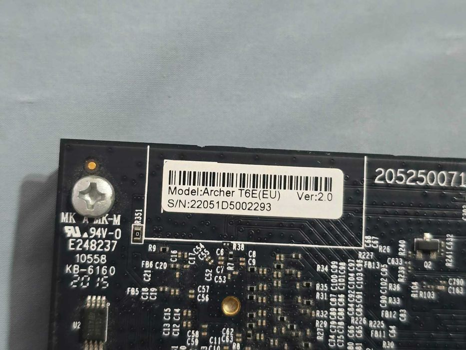 Placa de retea Wireless TP-Link Archer T6E AC1300, Dual-Band 2.4/5GHz, PCI Express (PCIe)