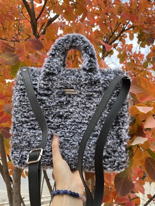 Сумка плюшевая меховая