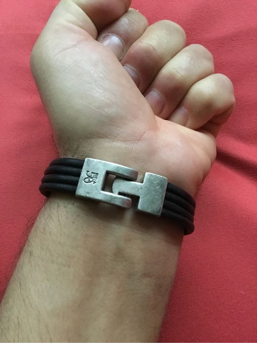 Bratari uno de 50 piele argint vintage raritate